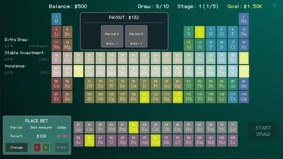 Periodic Lottery screenshot 2