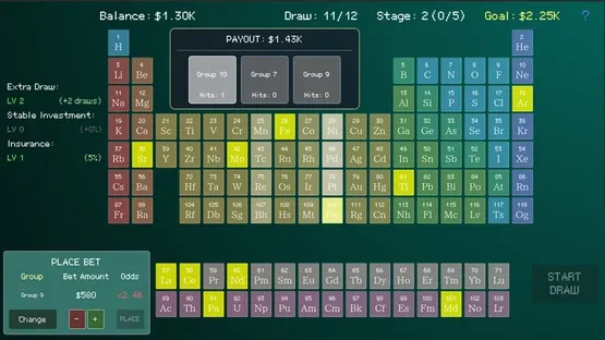 Periodic Lottery screenshot 3