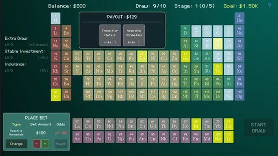 Periodic Lottery screenshot 4