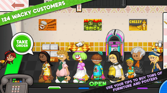 Papa's Cheeseria To Go! Screenshot