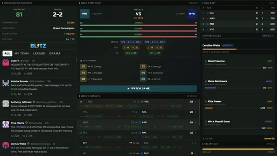 War Room Football screenshot 1
