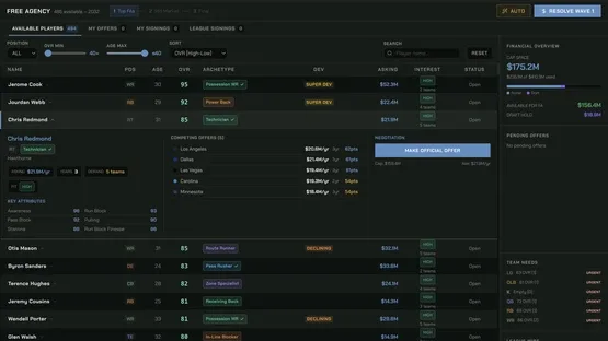 War Room Football screenshot 13