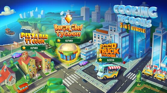 Cooking Tycoons: 3 in 1 Bundle Elite Edition screenshot 1