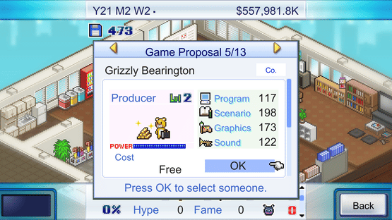 Game Dev Story Screenshot