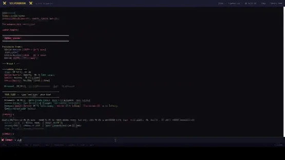 Silverbrook: a Text-Based RPG screenshot 2