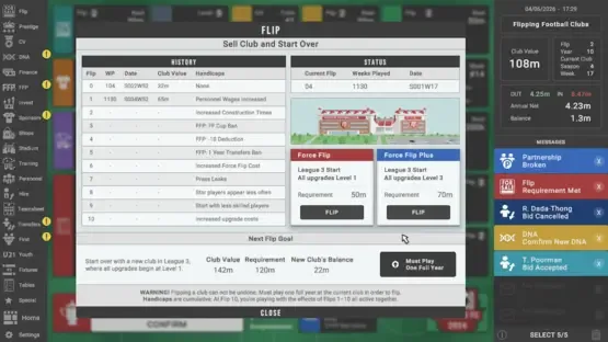 Flipping Football Clubs screenshot 5