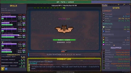 Gene Crawl: Dungeon Descent screenshot 1