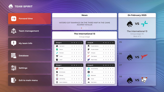 Cybersport Manager Screenshot