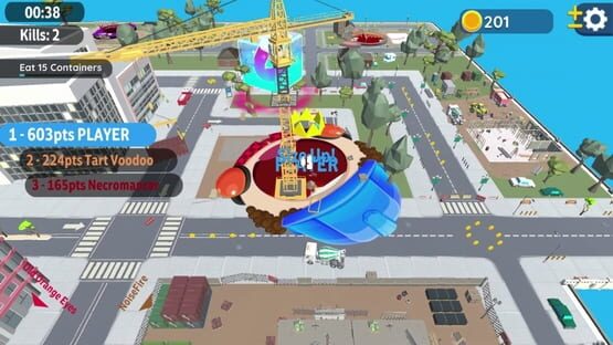 Hole io: Construction Edition screenshot 1