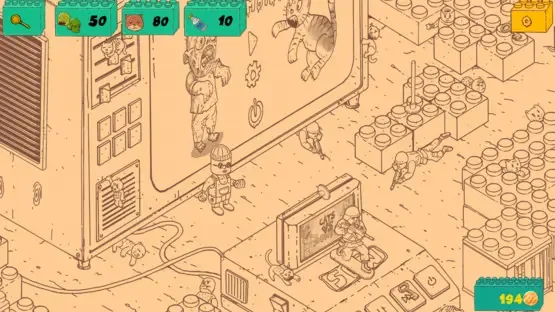 Tiny Cats vs Toys screenshot 1