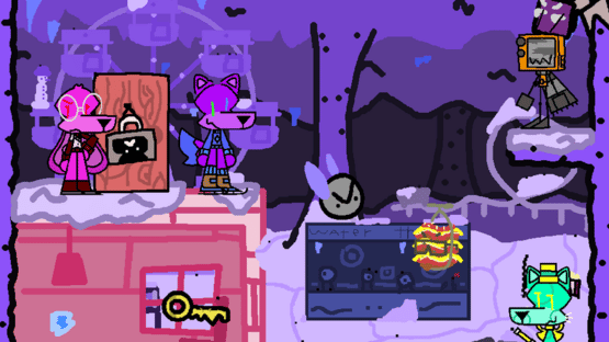 Fang and Izzy Pinball Bash Screenshot