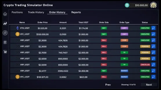 Crypto Trading Simulator screenshot 11
