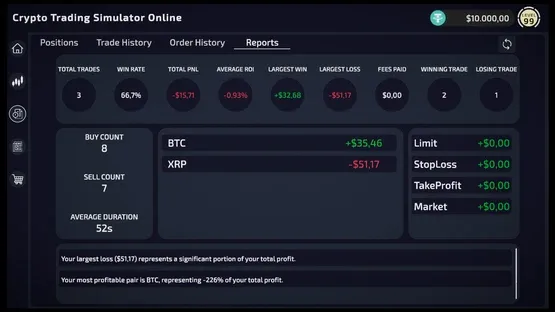 Crypto Trading Simulator screenshot 14