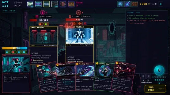 CyberDeck: The Cyberpunk Roguelike Deckbuilder screenshot 1