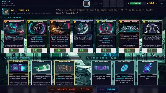 CyberDeck: The Cyberpunk Roguelike Deckbuilder screenshot 2