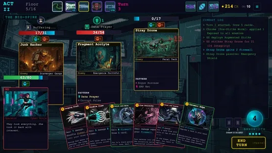 CyberDeck: The Cyberpunk Roguelike Deckbuilder screenshot 3