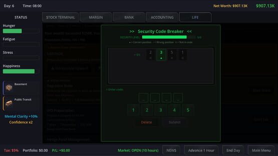 Neo Capitalist: Stock Market Survival Simulator screenshot 4