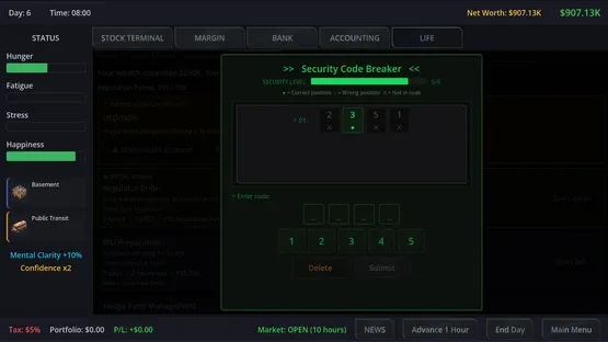 Neo Capitalist: Stock Market Survival Simulator screenshot 4