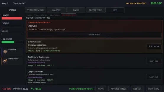 Neo Capitalist: Stock Market Survival Simulator screenshot 13