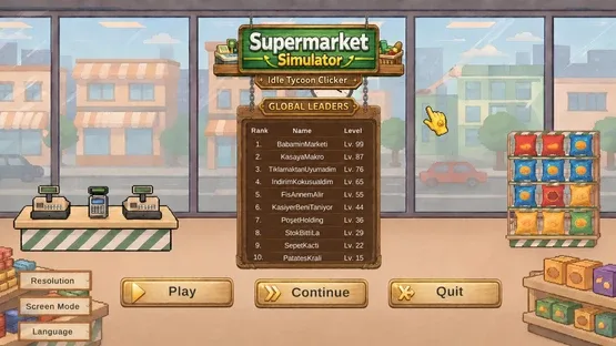 Supermarket Simulator: Idle Tycoon Clicker screenshot 1