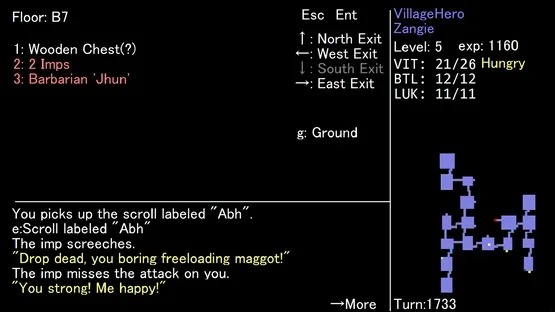 Text Dungeon: The Ring of Life screenshot 1