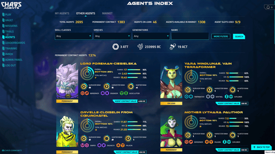 Chaos Agents Screenshot
