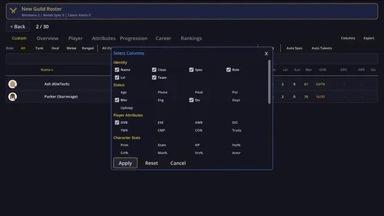 Mythic Manager screenshot 1