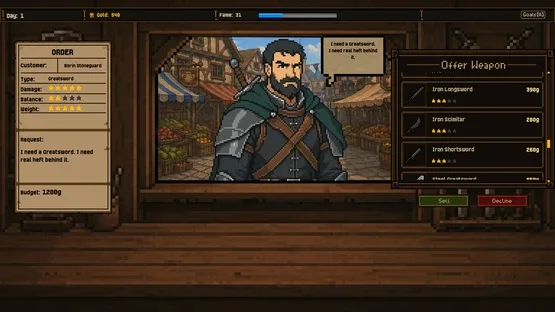 Swordsmith of Greyhaven screenshot 2
