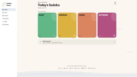 Sudoku Haven screenshot 1
