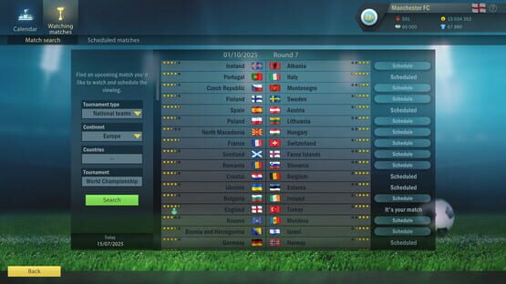 Football, Tactics & Glory: World Championship screenshot 5