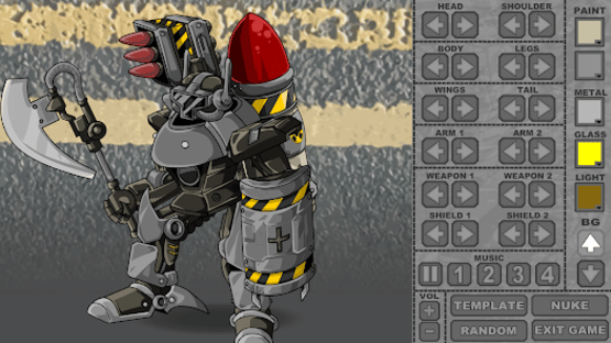Mecha Dress Up Game Screenshot