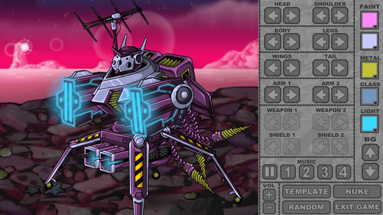 Mecha Dress Up Game Screenshot