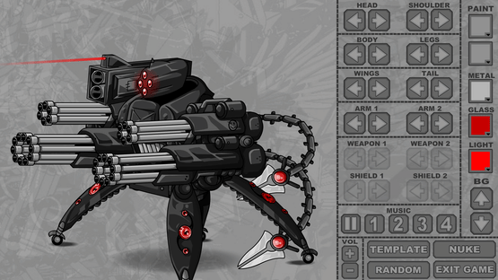 Mecha Dress Up Game Screenshot