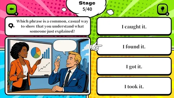 Manga English Native Phrase Quiz screenshot 1