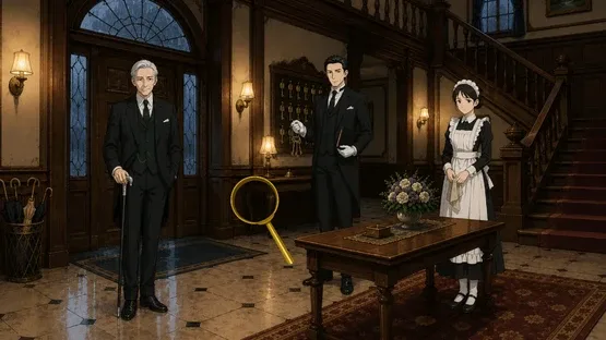 Mystery at Rainy Night Manor: The Missing Invitation screenshot 1