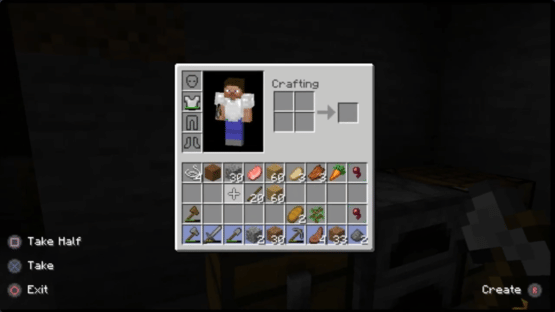 Minecraft PSP Screenshot