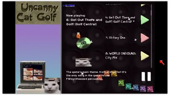 Uncanny Cat Golf screenshot 7