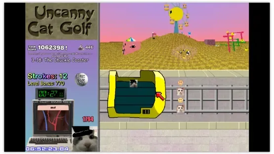 Uncanny Cat Golf screenshot 8