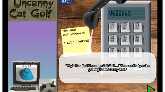 Uncanny Cat Golf screenshot 9