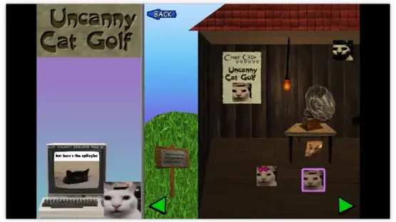 Uncanny Cat Golf screenshot 13