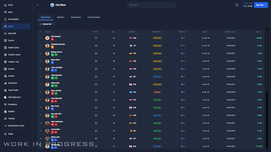 Pro Soccer Manager 27 Screenshot
