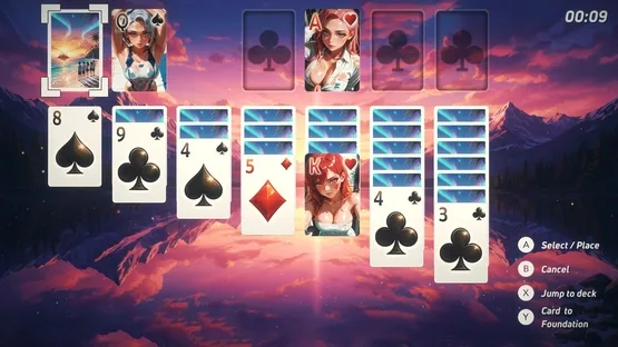 Solitaire Paradise: Anime Bikini Babes screenshot 3
