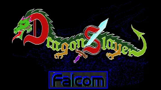 Eggconsole Dragon Slayer Level 2.0 PC-8801 screenshot 5
