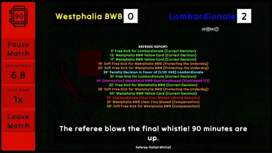 The Referee Committee screenshot 4