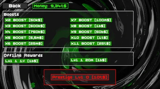 MoneyClicker screenshot 1