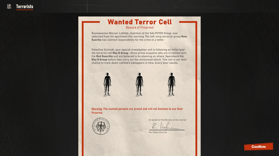 SOKO 1977: Anti-Terror Task Force Screenshot