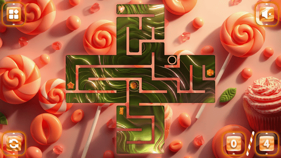 Sweetie Candy Maze: Coral Peach Screenshot