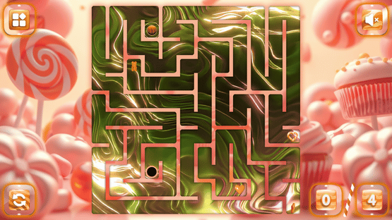 Sweetie Candy Maze: Coral Peach Screenshot