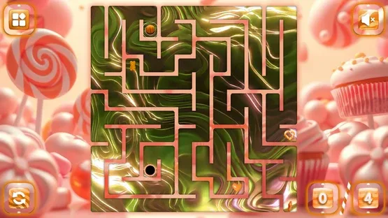 Sweetie Candy Maze: Coral Peach screenshot 3
