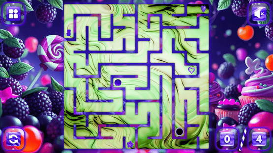 Sweetie Candy Maze: Blackberry Screenshot